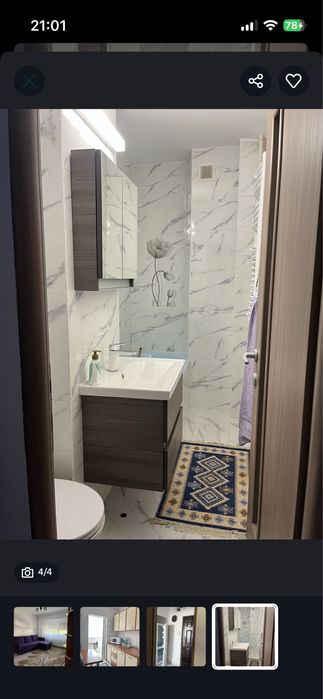 De Inchiriat Apartament cu 1 Camera  in Sanmartin