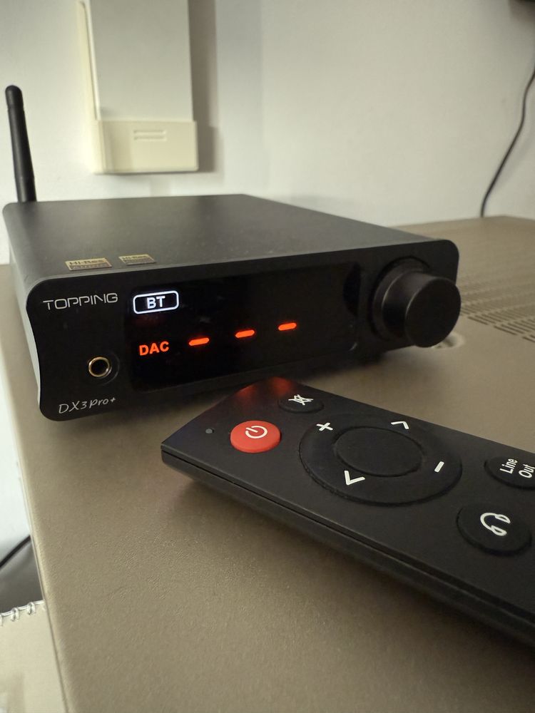 TOPPING DX3PRO+ (varianta plus) DAC cu amp. căști 32bit 768KHz DSD512