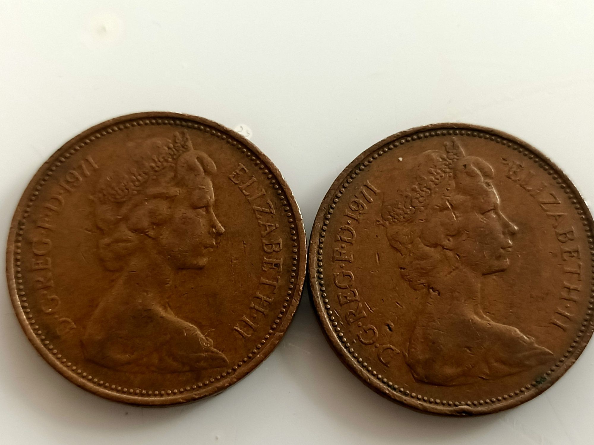 2 pence 1971 Elizabeth II