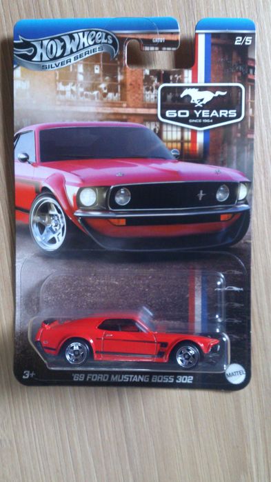Hot Wheels Silver Series Mustang 60 Year Anniversary set Форд Мустанг