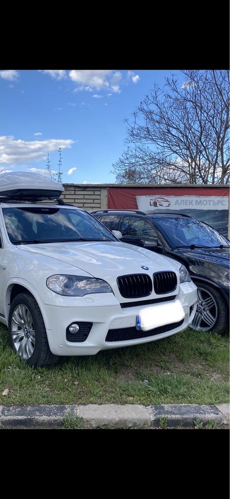 BMW X5 E70 face lift броня  калници крайно гърне