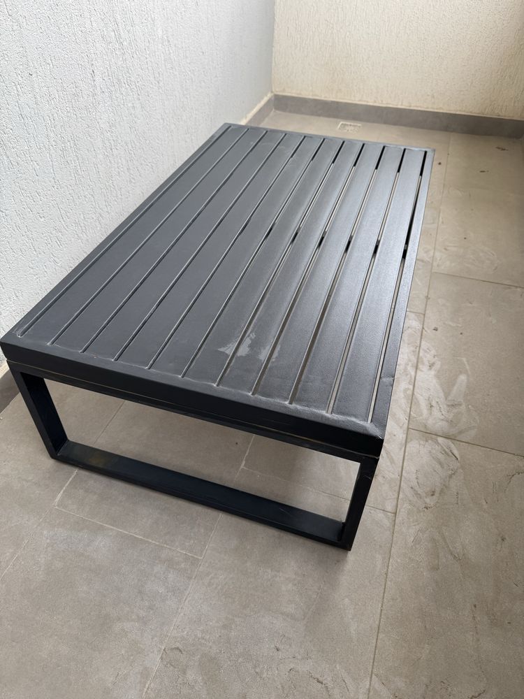 Vand masuta terasa antracit 60cmx100cm