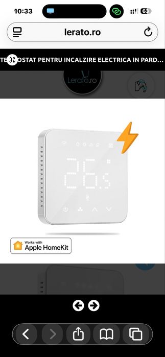 Meross MTS200 termostat incastrabil doza