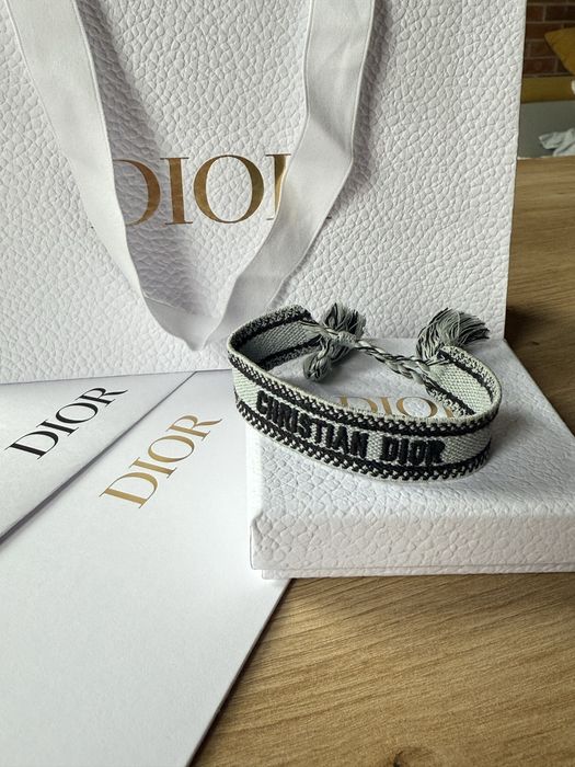 Bratara Dior bumbac light blue