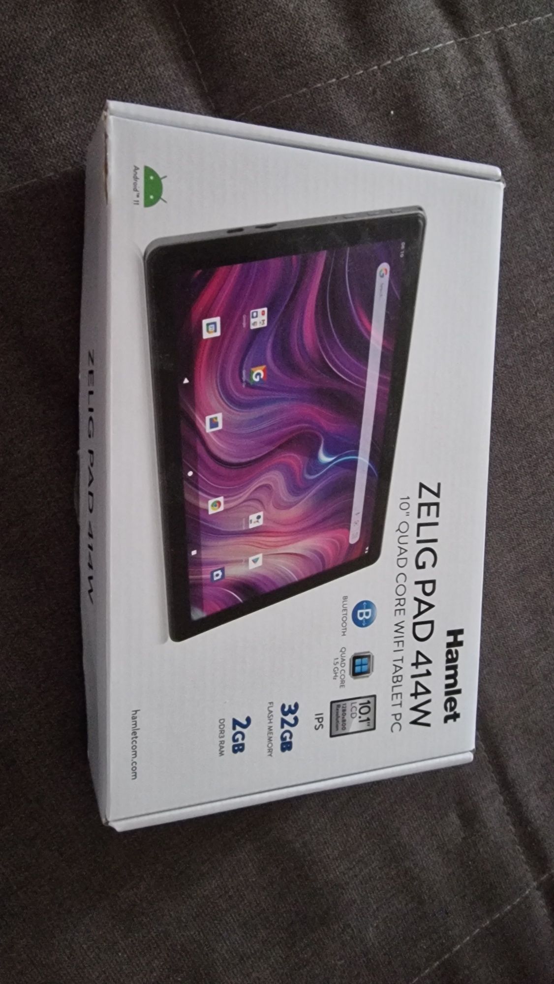 HAMLET Tablet Zelig Pad 414W Grigio 10.1" HD Quad Core RAM 2GB Memory