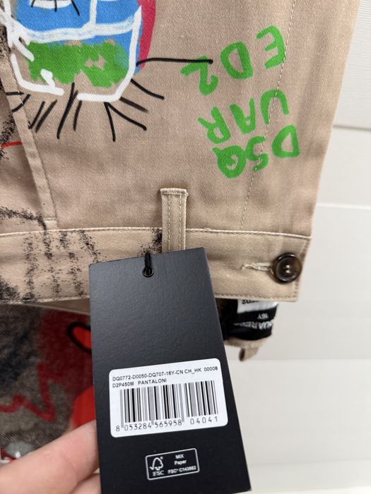 Pantaloni DSQUARED Street Art Hockney Trousers - 16 ani