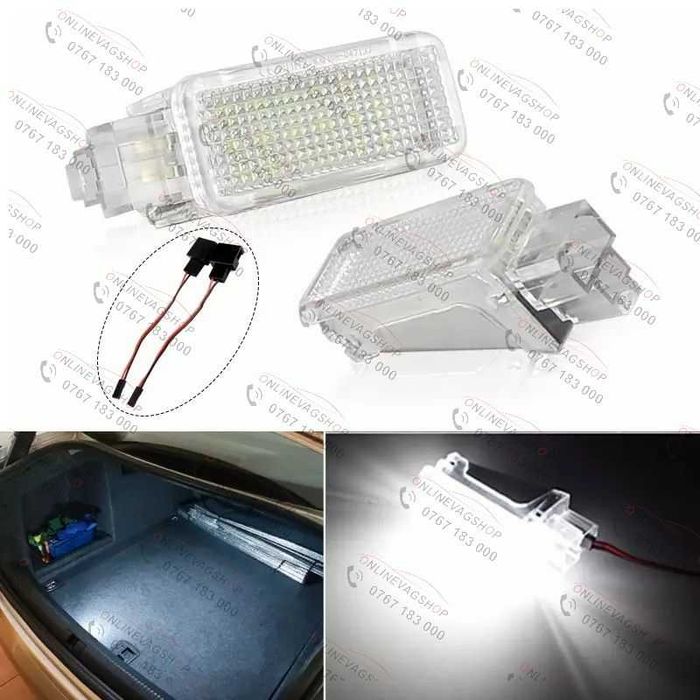 Lampi LED Torpedo, Lumină picioare, portbagaj Audi,VW,Skoda,Seat