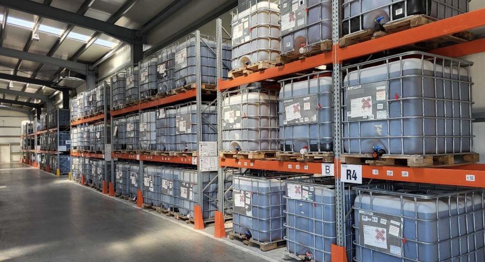 Rafturi metalice depozitare Euro paleti