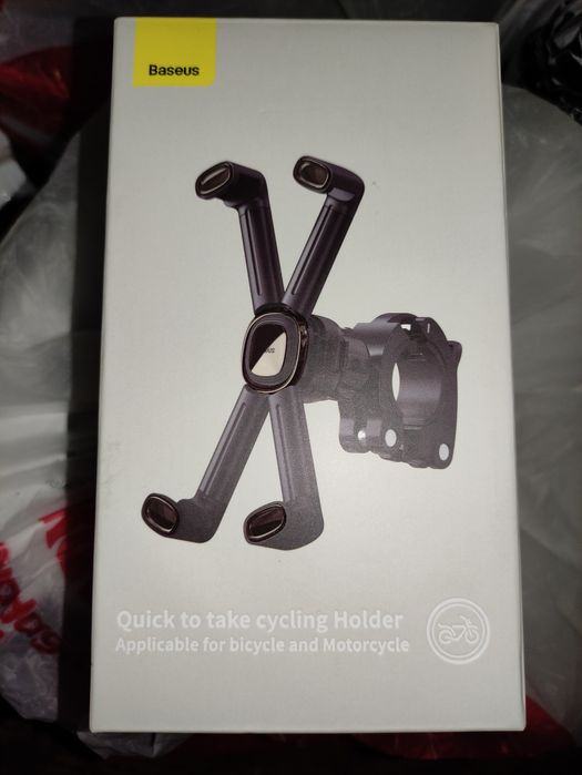 Держатель для телефона на велосипед фирмы Baseus
