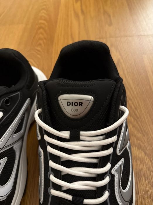 dior b30, size 44, black and white