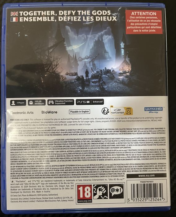 Hell is us & Dragon Age veil guard -playstation 5