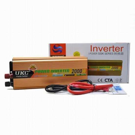Инвертор на напрежение, UKC, 12V 220V, мощност 2000W