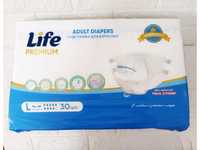Life Premium размер L подгузники для взрослых хорошего качества