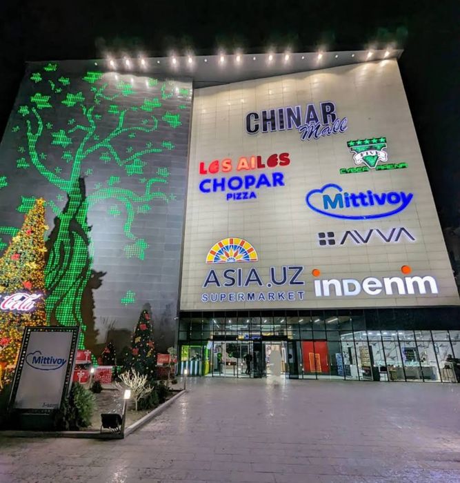 Аренда коммерческого помещения 214 квм г. Бухара Chinar mall первый эт
