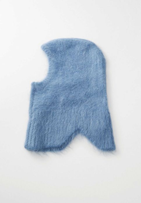 Holzweiler, Cagulă din alpaca Ball Fluffy Balaclava, Unisex, Albastru