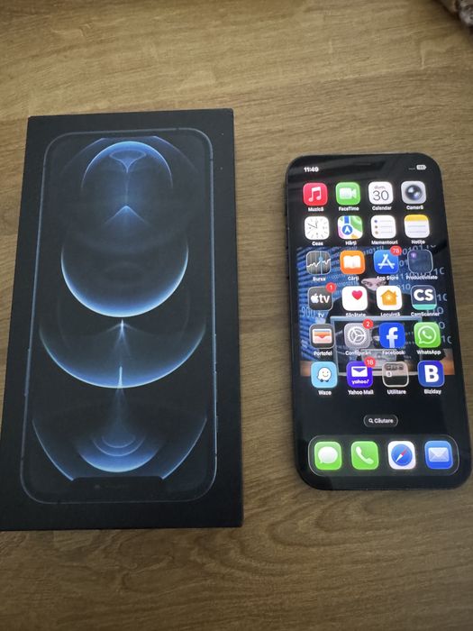 Iphone 12 pro pacific blue, 128 gb