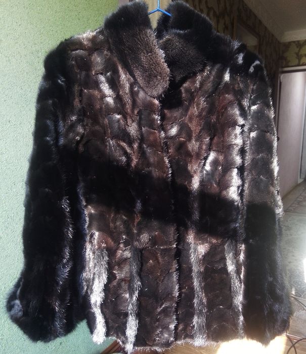 Норковая шуба, короткая
