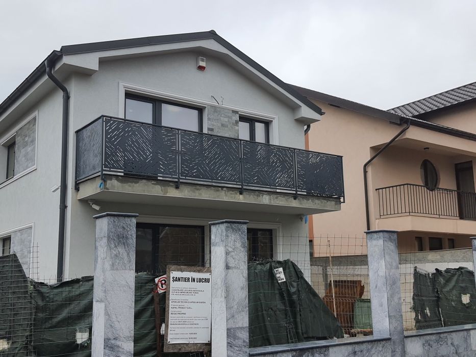 Balustrade inox sticla gard tabla traforat grilaje