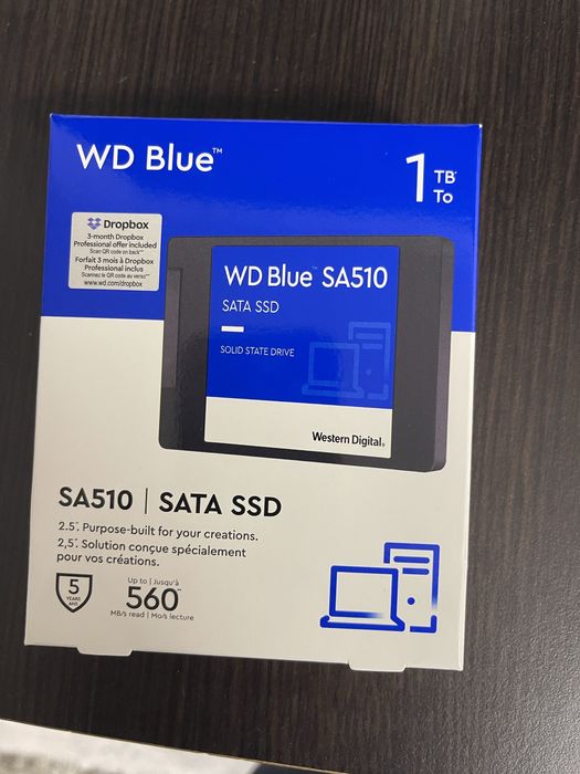 Solid State Drive (SSD] WD Blue SA510 ITB SATA , sigilat