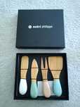 Set 4 cutite bambus branzeturi Andre Philippe
