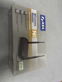Router Wireless ZyXEL NBG-418N v2, Single-Band, N300, WiFi 4 (802.11n)
