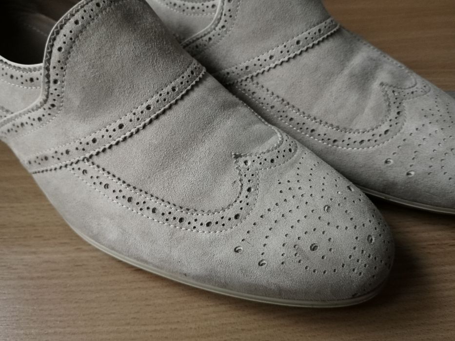 Pantofi Giorgio Armani 42 piele brogue