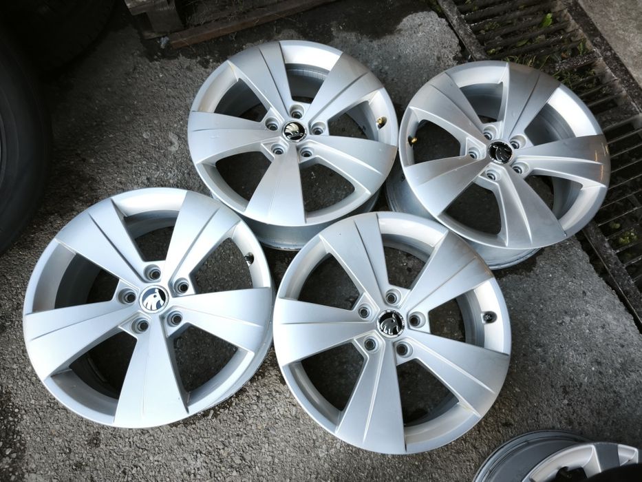 17" оригинални алуминиеви джанти за Skoda Octavia...