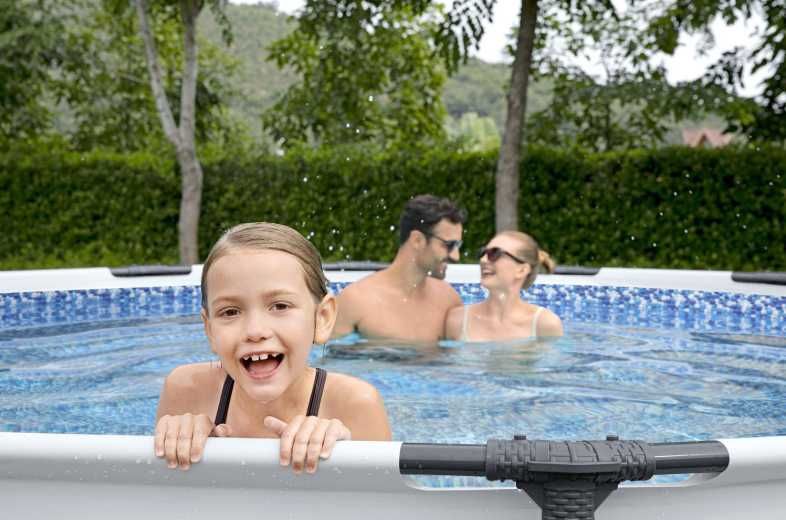 Piscina Bestway PRO MAX Familie Copii Rotunda Cadru Metal 305x76cm TM
