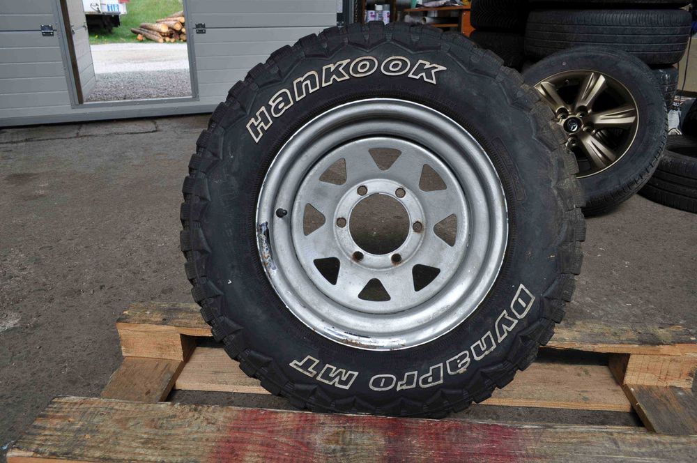 Janta aluminiu cu anvelopa de vara 215/75 R15 HANKOOK DynaPro MT