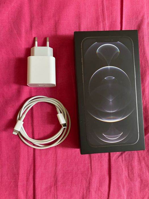 iPhone 12 pro max 256 GB graphite Като Нов