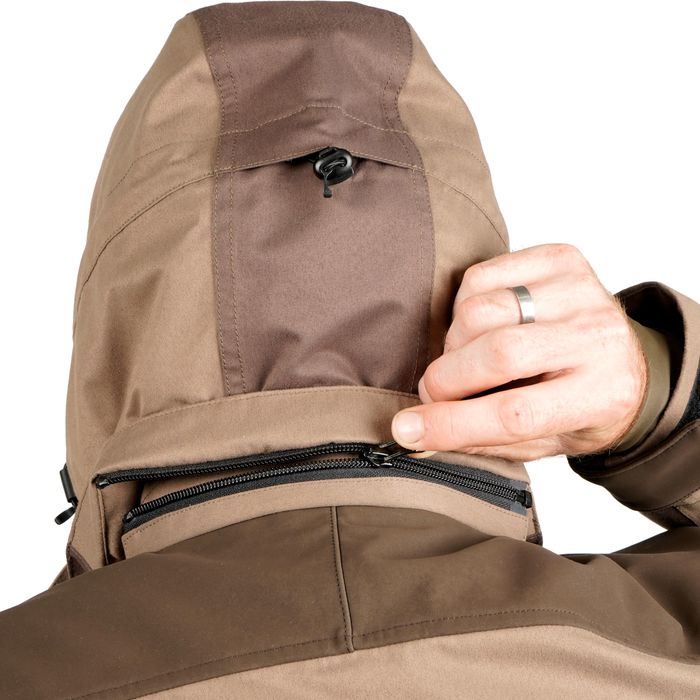 Geacă 520 Impermeabilă Călduroasă Maro - produs resigilat Decathlon