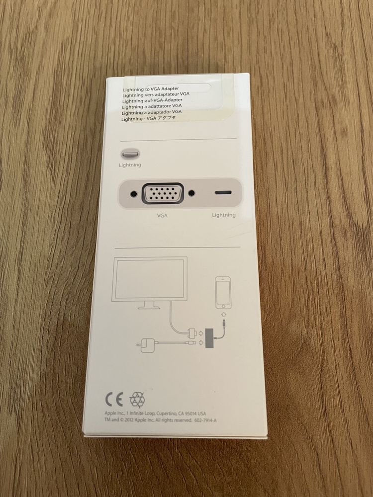 Cablu Apple adaptor lightning - vga