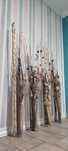 Vaza Sticla & Flori Decorative