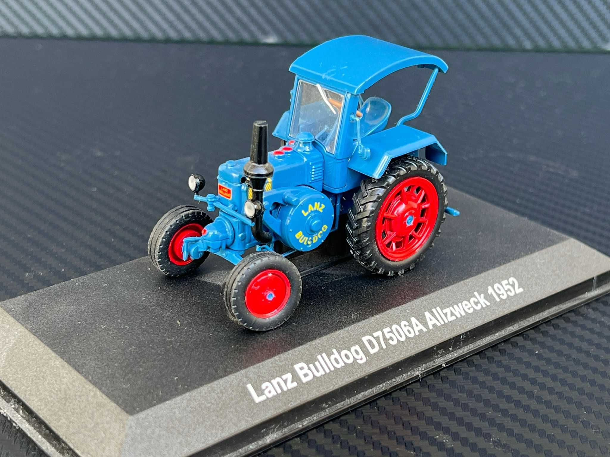 Macheta 1/43 IXO Tractor Lanz Bulldog D7506A Allzweck 1952