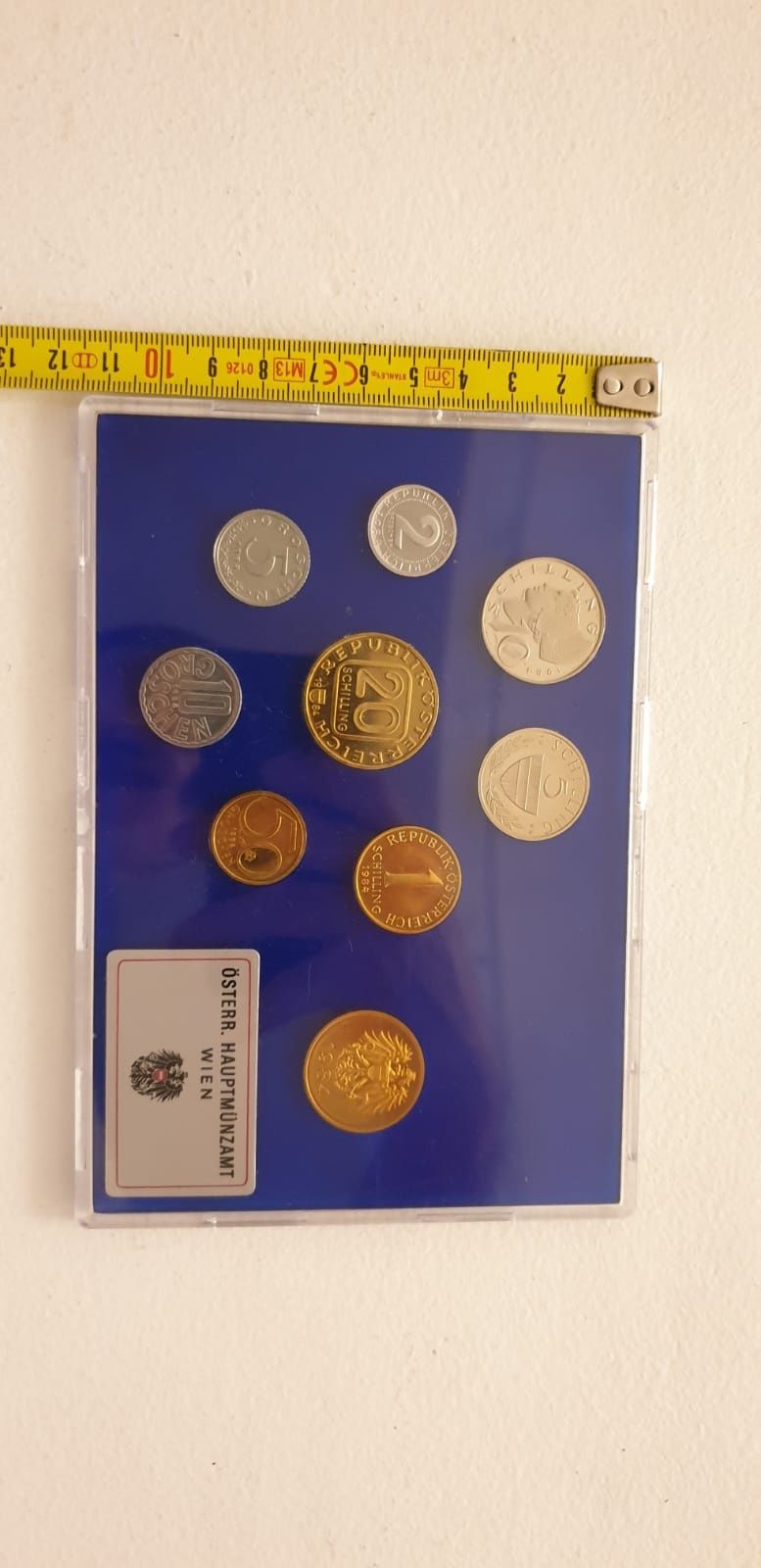 Set lot pachet aniversar vintage colectie monezi Austria 1984