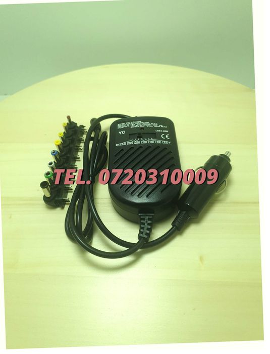 Alimentator Auto Universal Laptop12v 8 Capete Schimb