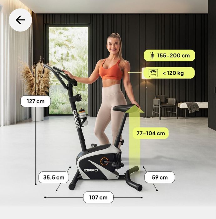 Bicicleta de apartament