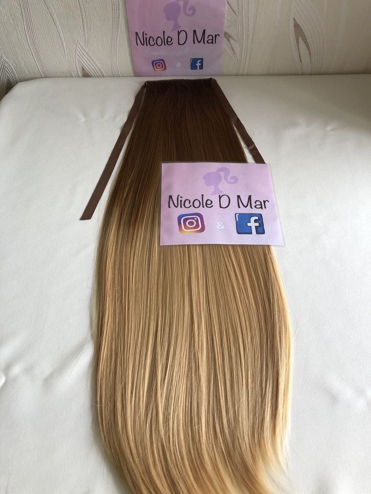 Coada de par ombre saten/aramiu cu blond Nicole D Mar