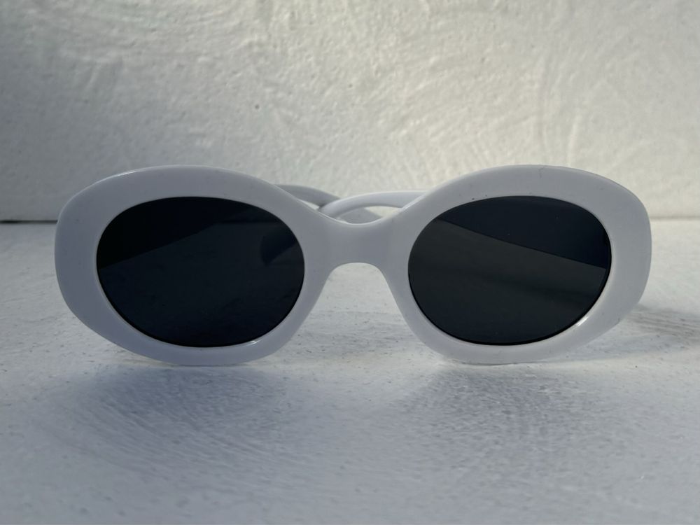 Celin'e Дамски слънчеви очила елипса кръгли овални 2 цвята бели черни