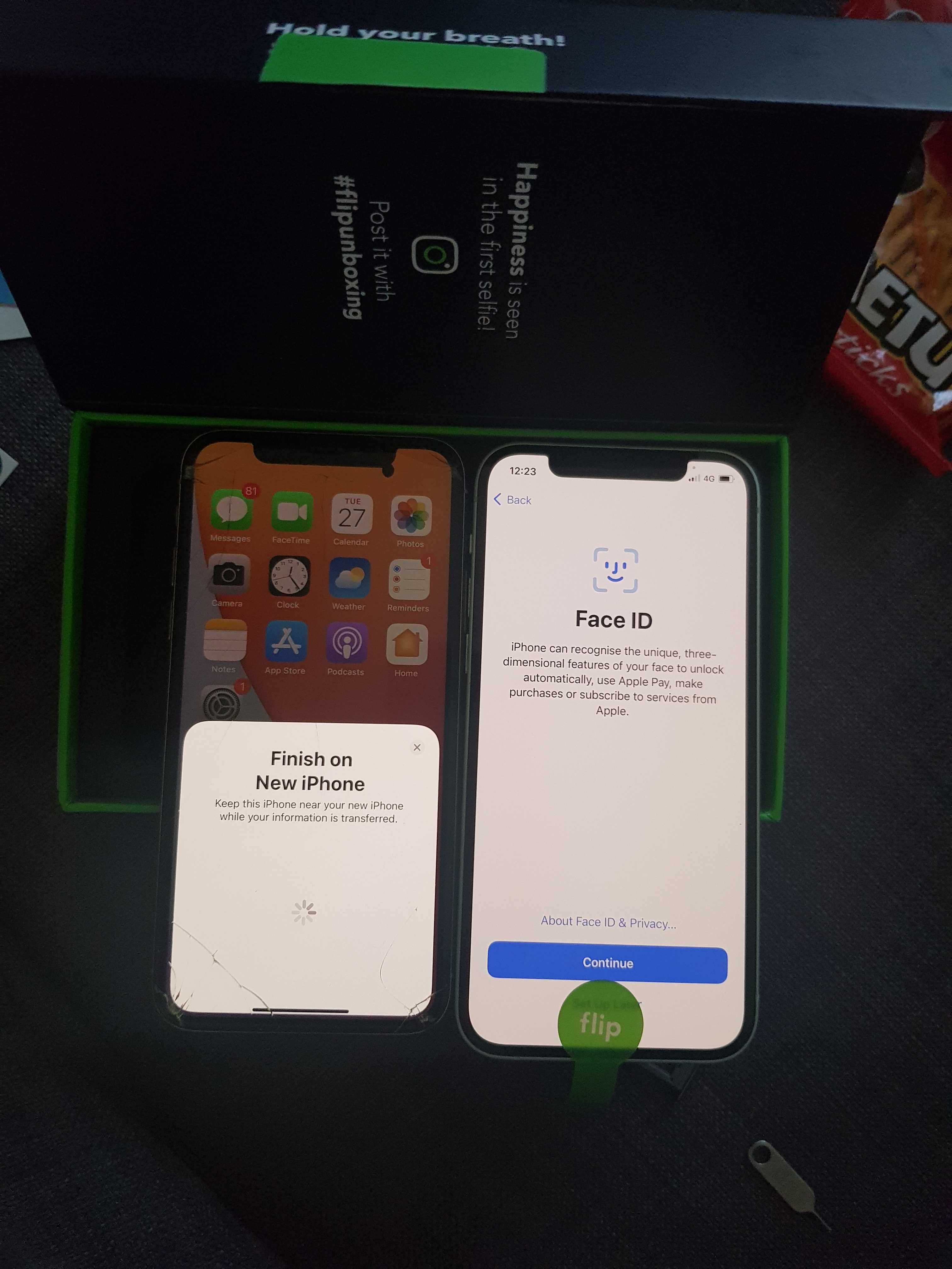 IPHONE 12 64 GB Green Ment 24 month Guarantee