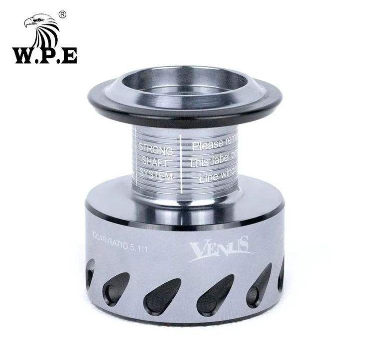 Катушка "WPE VENUS 6000" металлическая ручка,металлическая шпуля, 9+1
