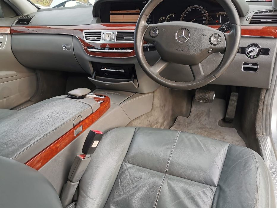 interior mercedes s320 s500 w221 2006 2008 piele gri dezmembrez s320