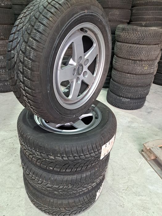 Set 4 anvelope iarnă cu jante de Audi Aliaj r16