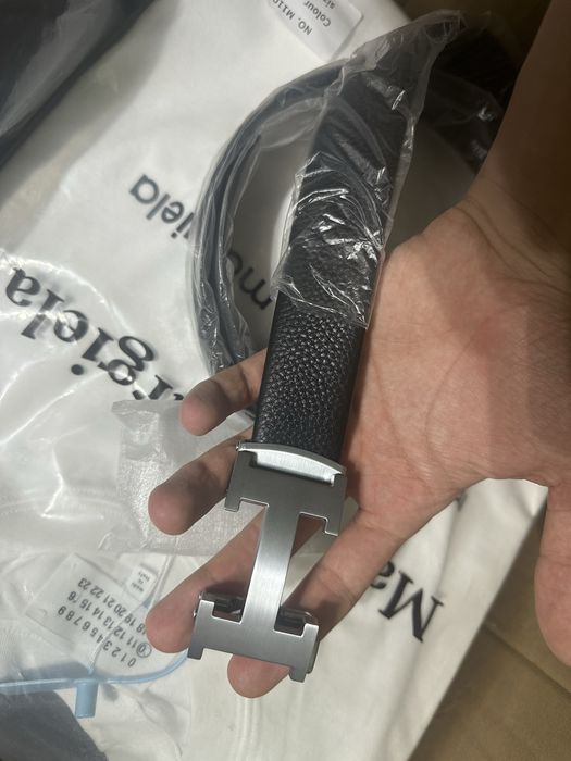 Ремень черный Hermes