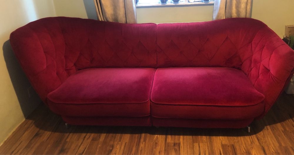 Sofa de vanzare rosie