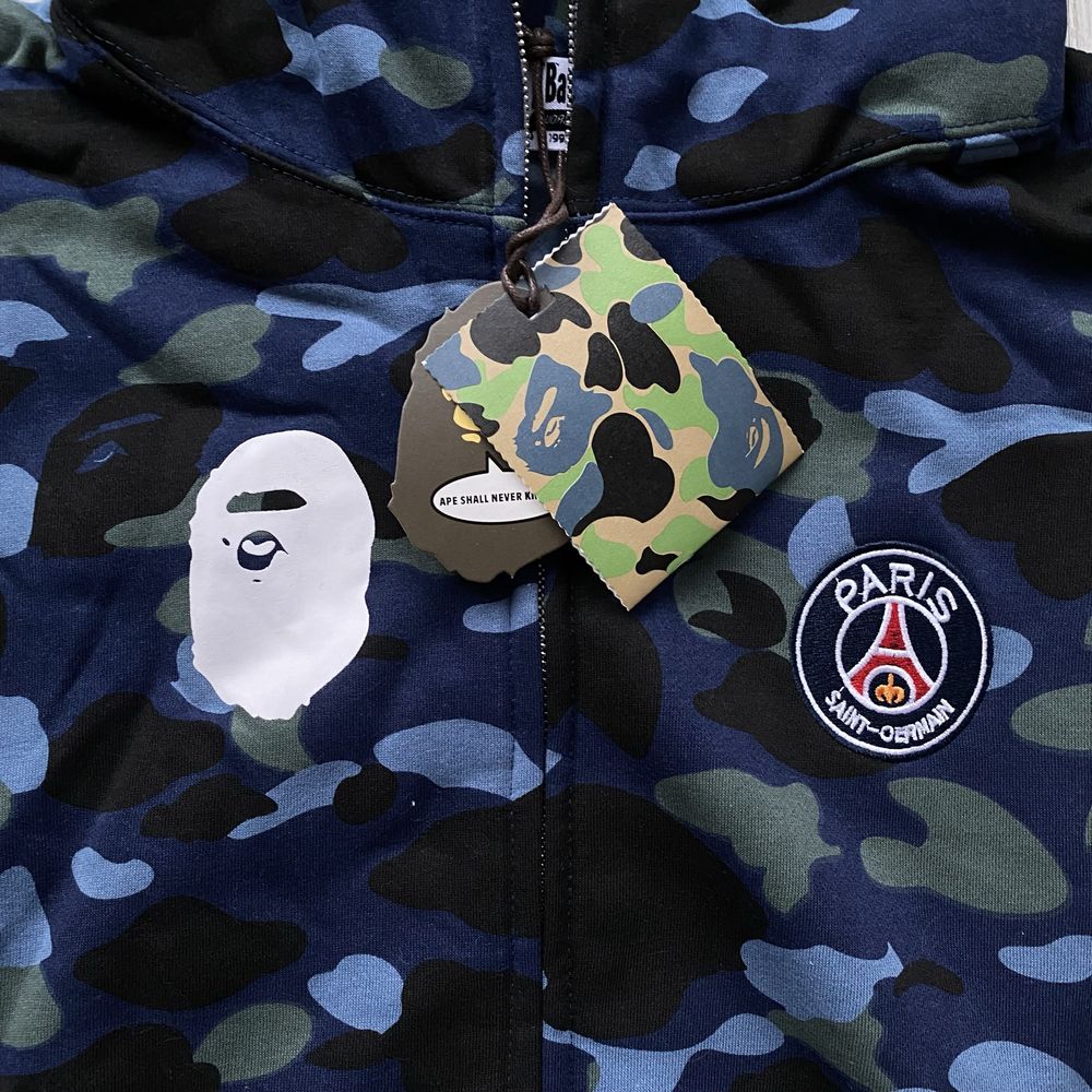 Hanorac Bape Shark PSG Hoodie M L XL