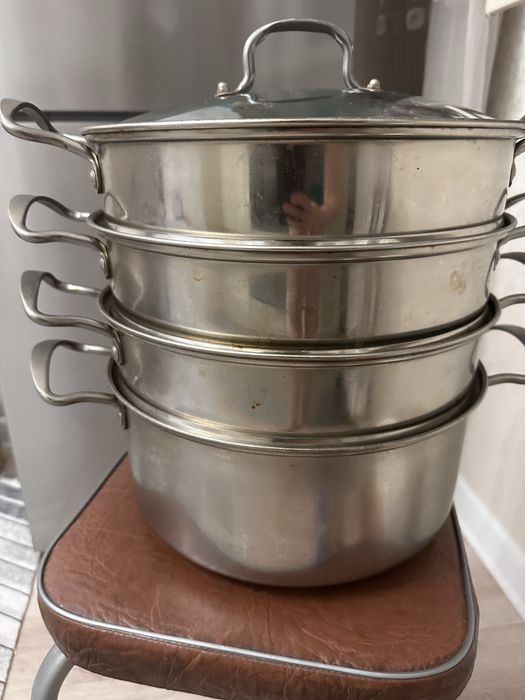 Мантоварка металлическая посуда для кухни