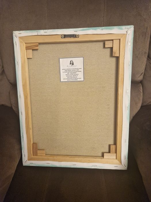 Vand tabloul "Balerina" pictat manual si semnat de Alina Manole