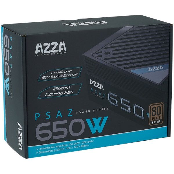 Блок питания AZZA 650W 80+ bronze original