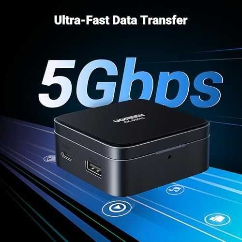 Нов Магнитен USB-C Hub UGREEN с HDMI USB-A 100W PD Компактен и Сгъваем